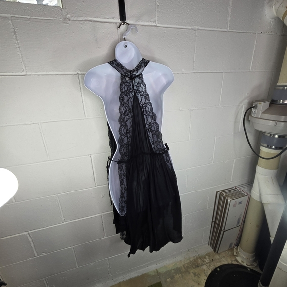 Intimately Free People Black Lace Side Tie Coverup - Picture 6 of 10